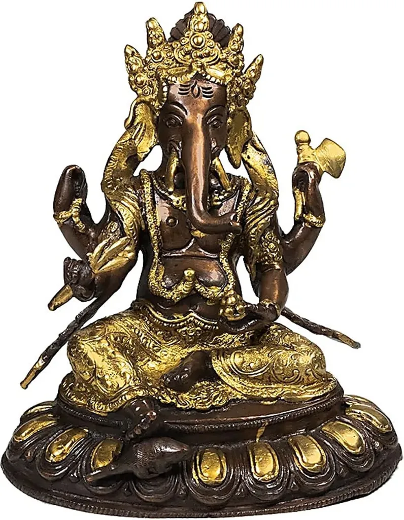 Ganesh Laiton 2050g - Statuette Stable et Durable pour Chasser les Ondes