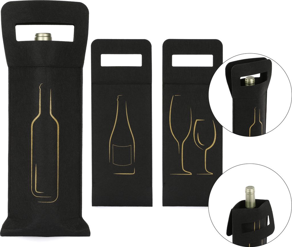 Nordstern Filz Flaschentüten Geschenktüten für Wein-, Produktbild 