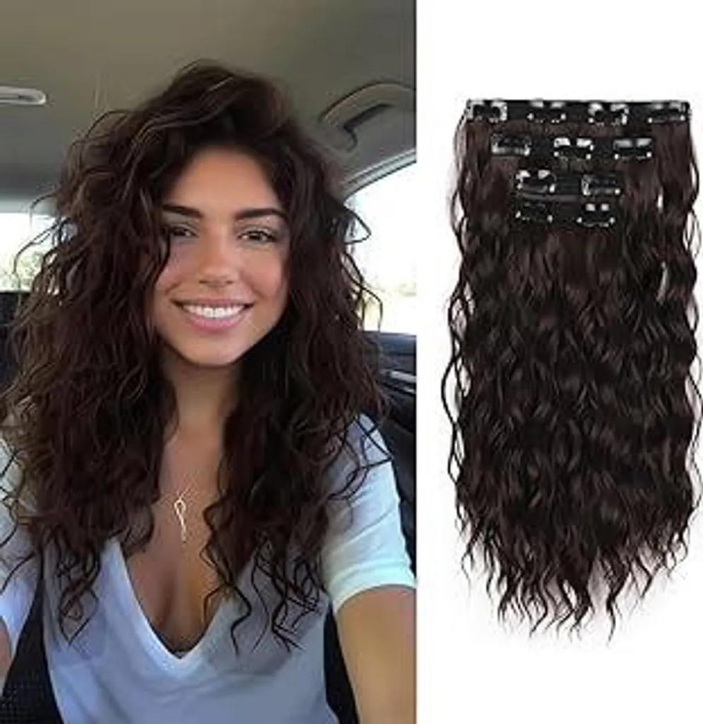 XFSRG Extension Clip 35cm Castano Scuro - Volume Capelli Mossi Subito