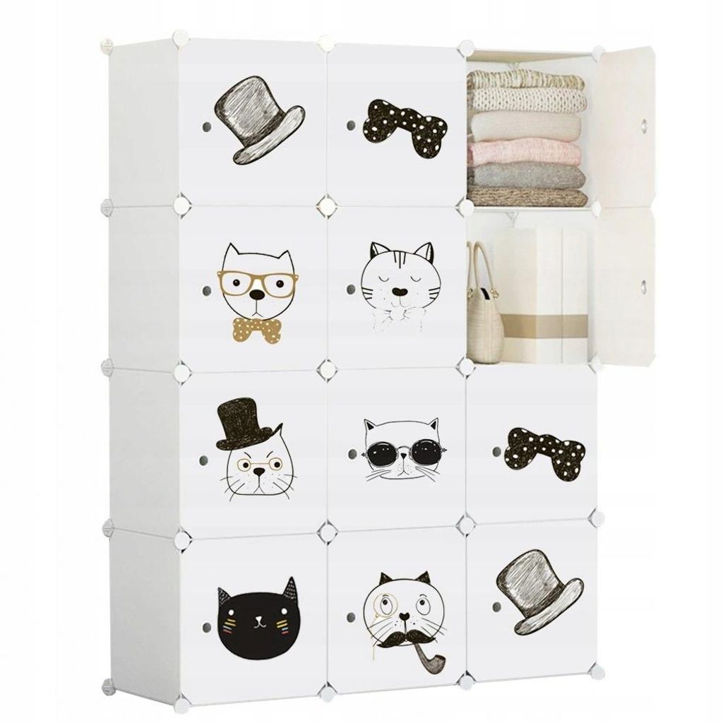 Armoire Armoire modulable Grande bibliothèque pour enfants Image du produit 