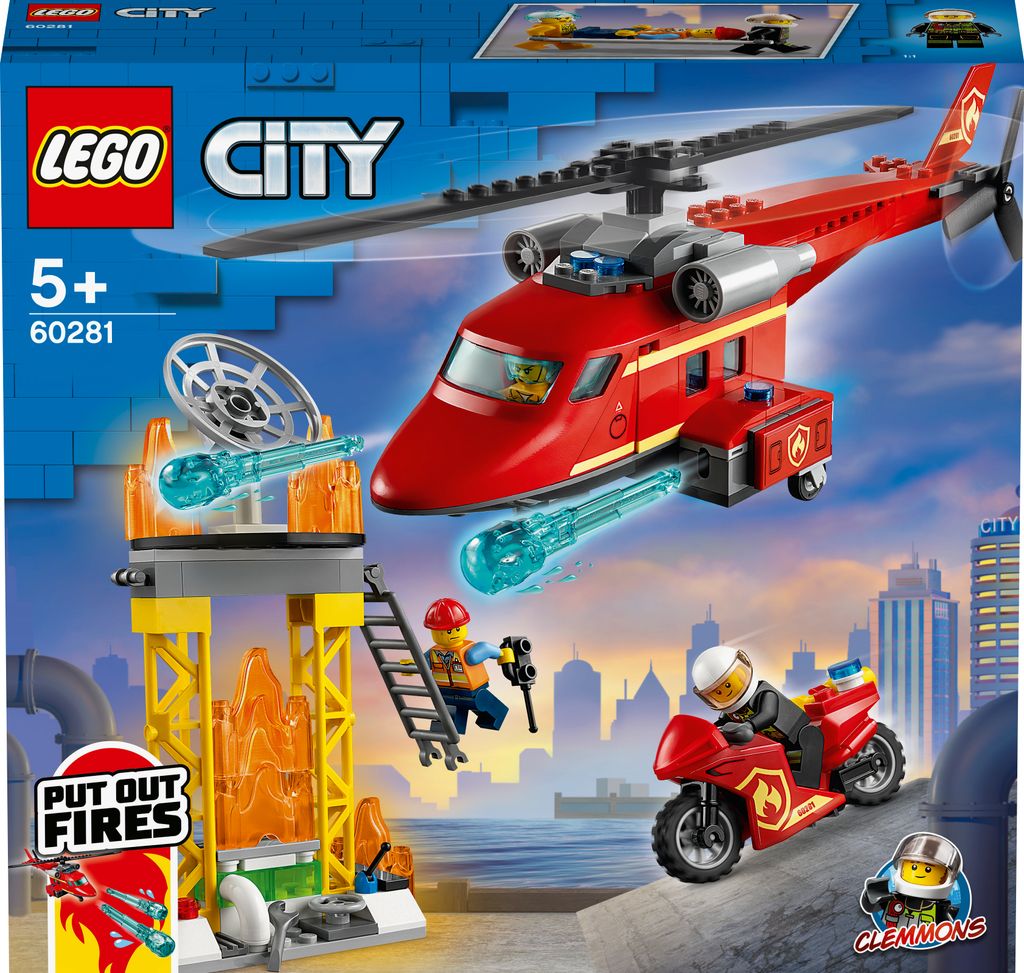 LEGO® 60281 LEGO® City 60281 Feuerwehrhubschrauber Bausatz Image du produit 