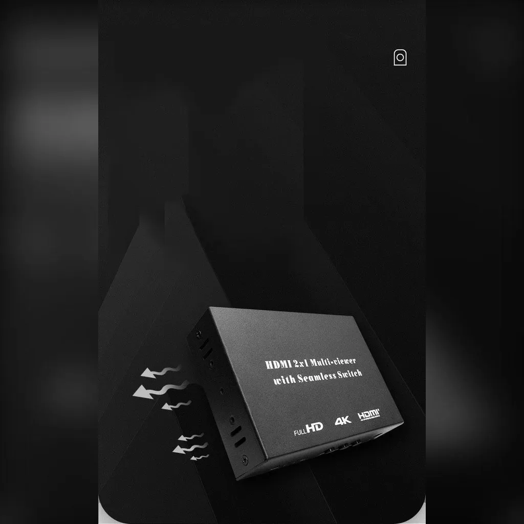Répartiteur HDMI 4K UHD Boîtier Aluminium avec Télécommande Infrarouge - 4