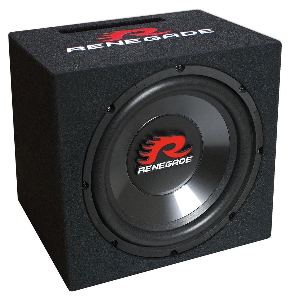 Renegade RXV1000 Bassreflex-Subwoofer 25 cm (10")