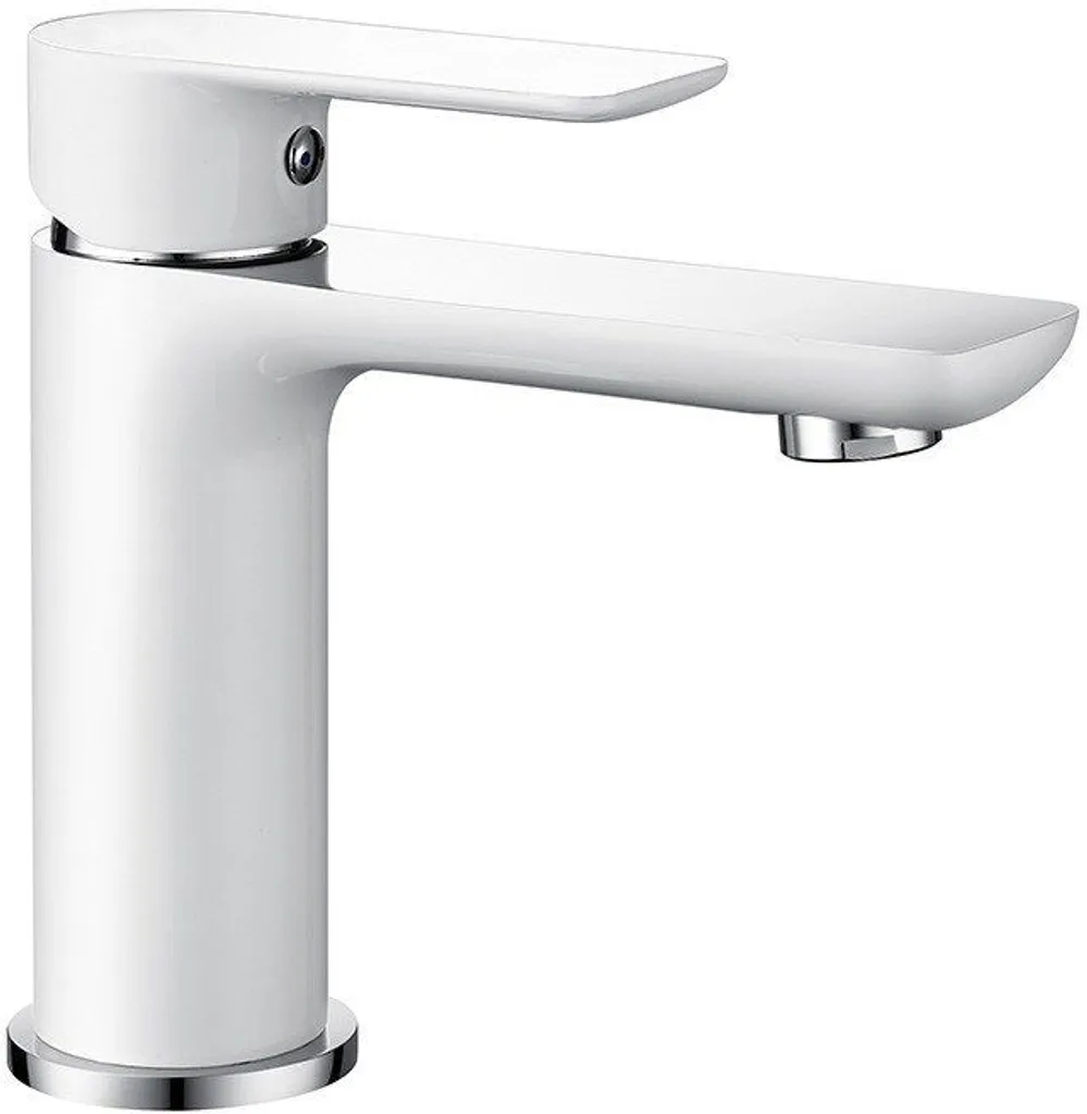 Miscelatore Lavabo Mexen Alfa Bianco/Cromo 745700-02 - Design Minimal