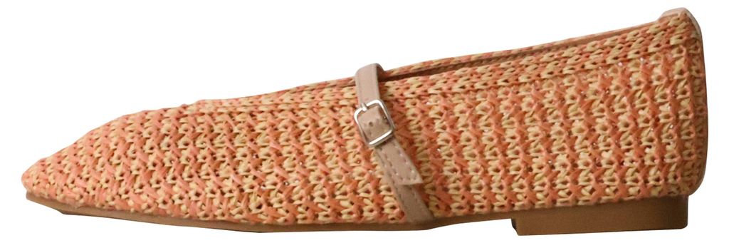 Flache Ballerinas mit Riemchen