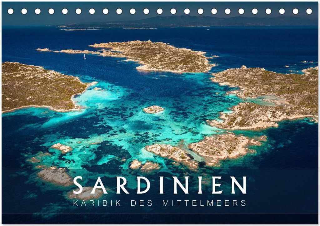 Sardinien - Karibik des Mittelmeers (Tischkalender 2026 DIN A5 quer), CALVENDO Monatskalender
