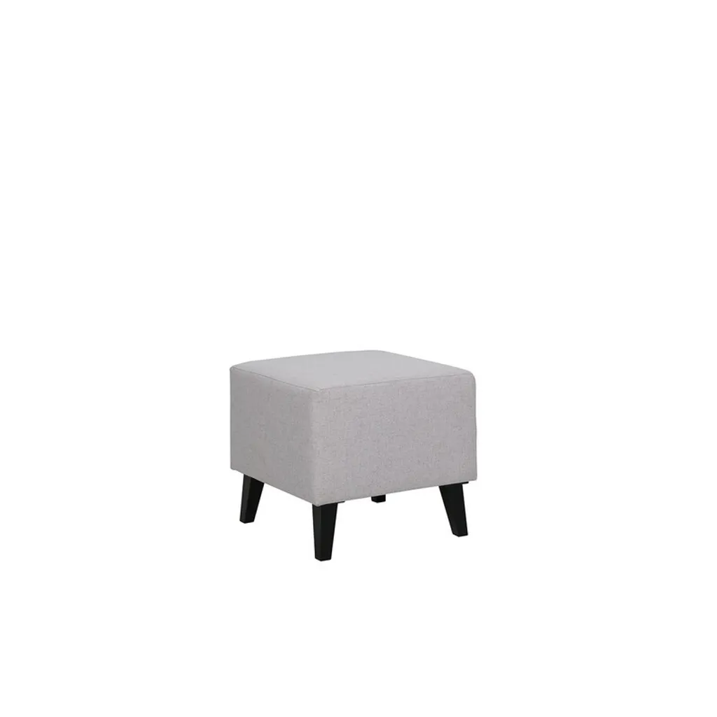 Pouf Grigio Albany 1 | Sgabello Basso Salvaspazio e Poggiapiedi Morbido