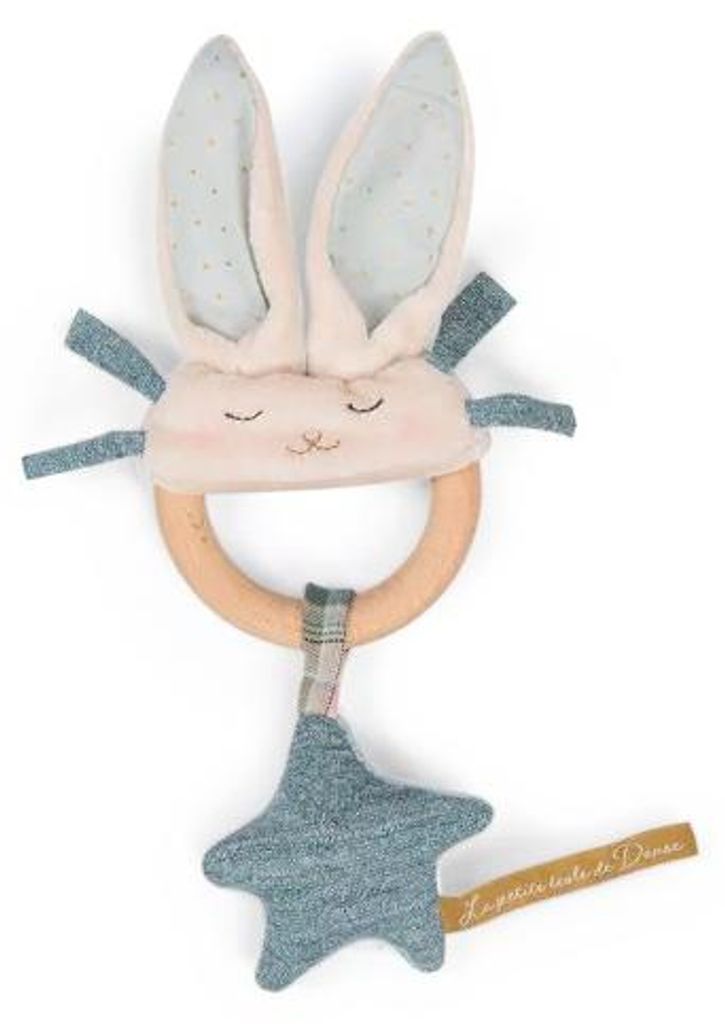 Zornaitoare cu inel de lemn Iepuras , Moulin Roty