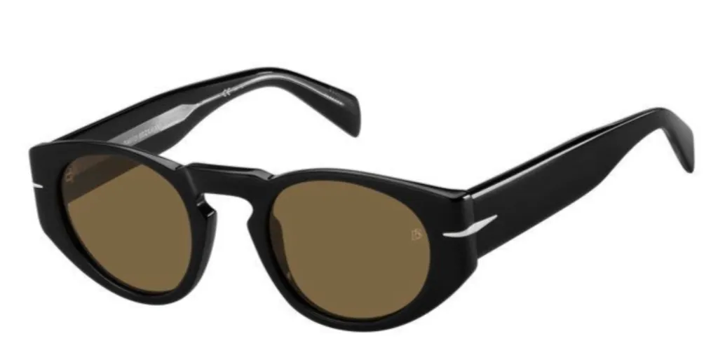 Lunettes de soleil de luxe pour homme David Beckham DB 7033/S Noir
