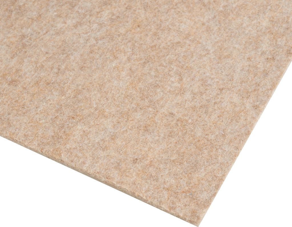 stafil Textilfilz 50x70 cm 3 mm dick 540 g/qm Creme Melange