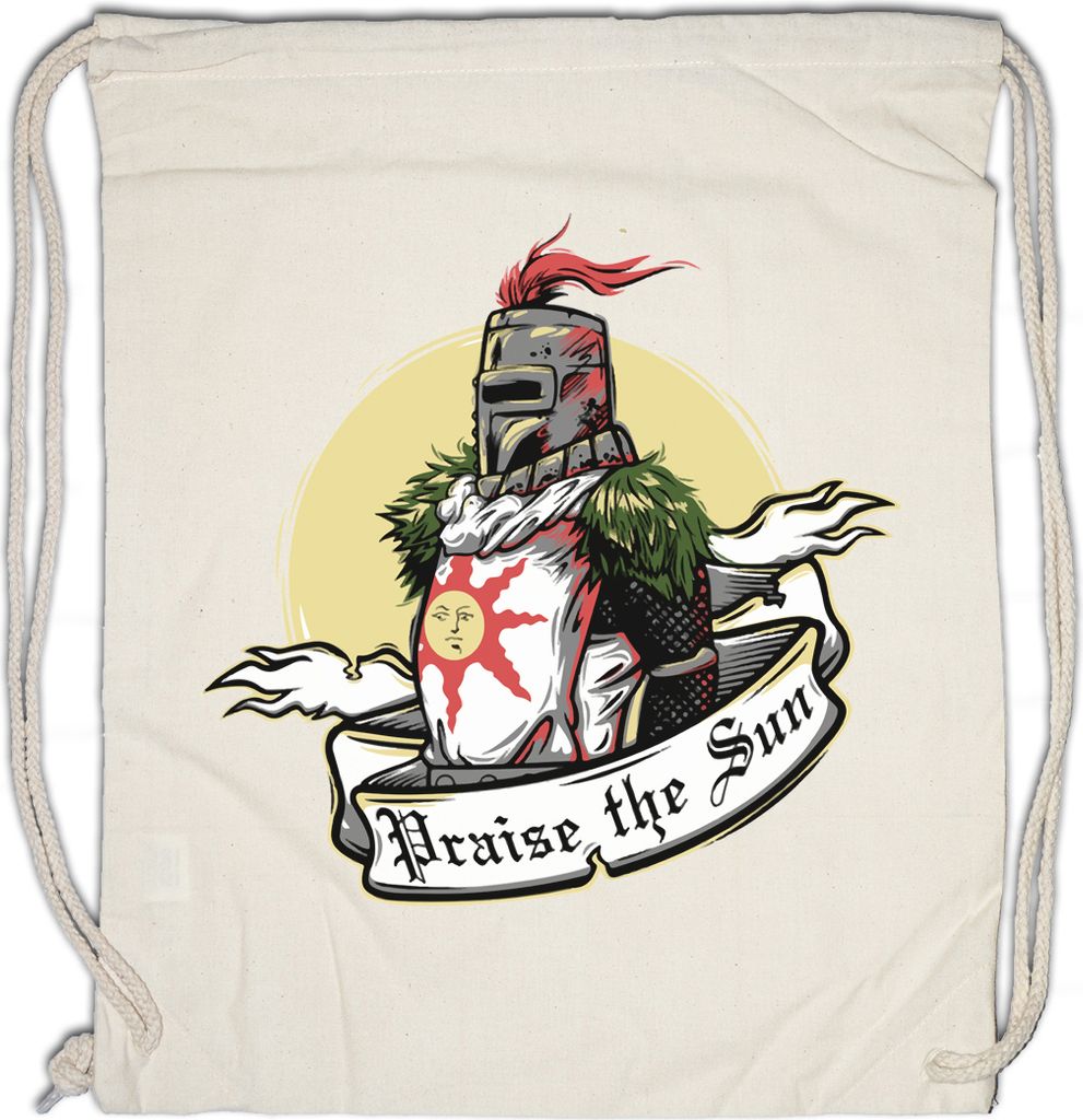 Urban Backwoods Praise The Sun Dark Firelink Soul, Turnbeutel, Farbe: Beige