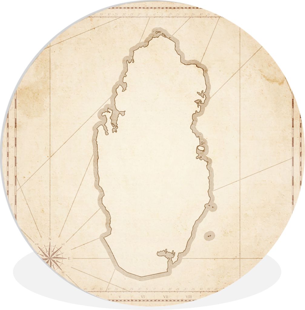 MuchoWow - Wand-Kreis - Wohnzimmer - Bild - Runde - Wanddeko - Dibond - Kunstdrucke