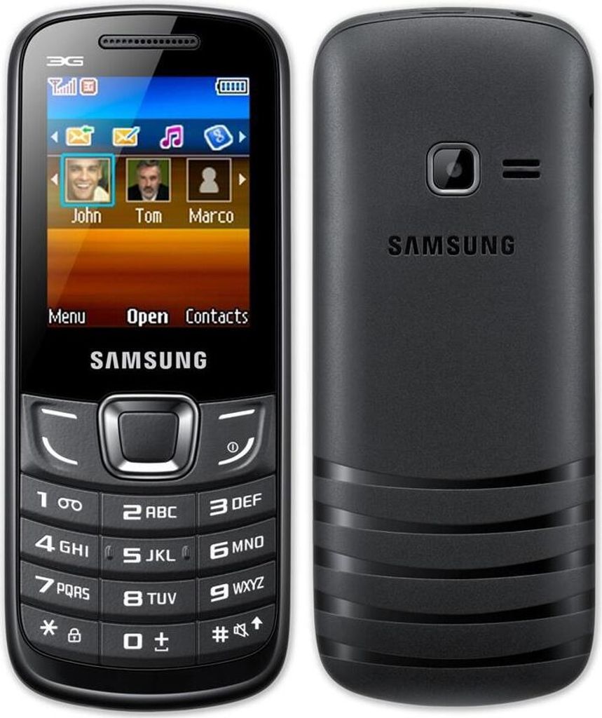 Samsung Manhattan GT-E3309I Schwarz DualSim MP3 Kamera Bluetooth microSD Tasten Handy NEU