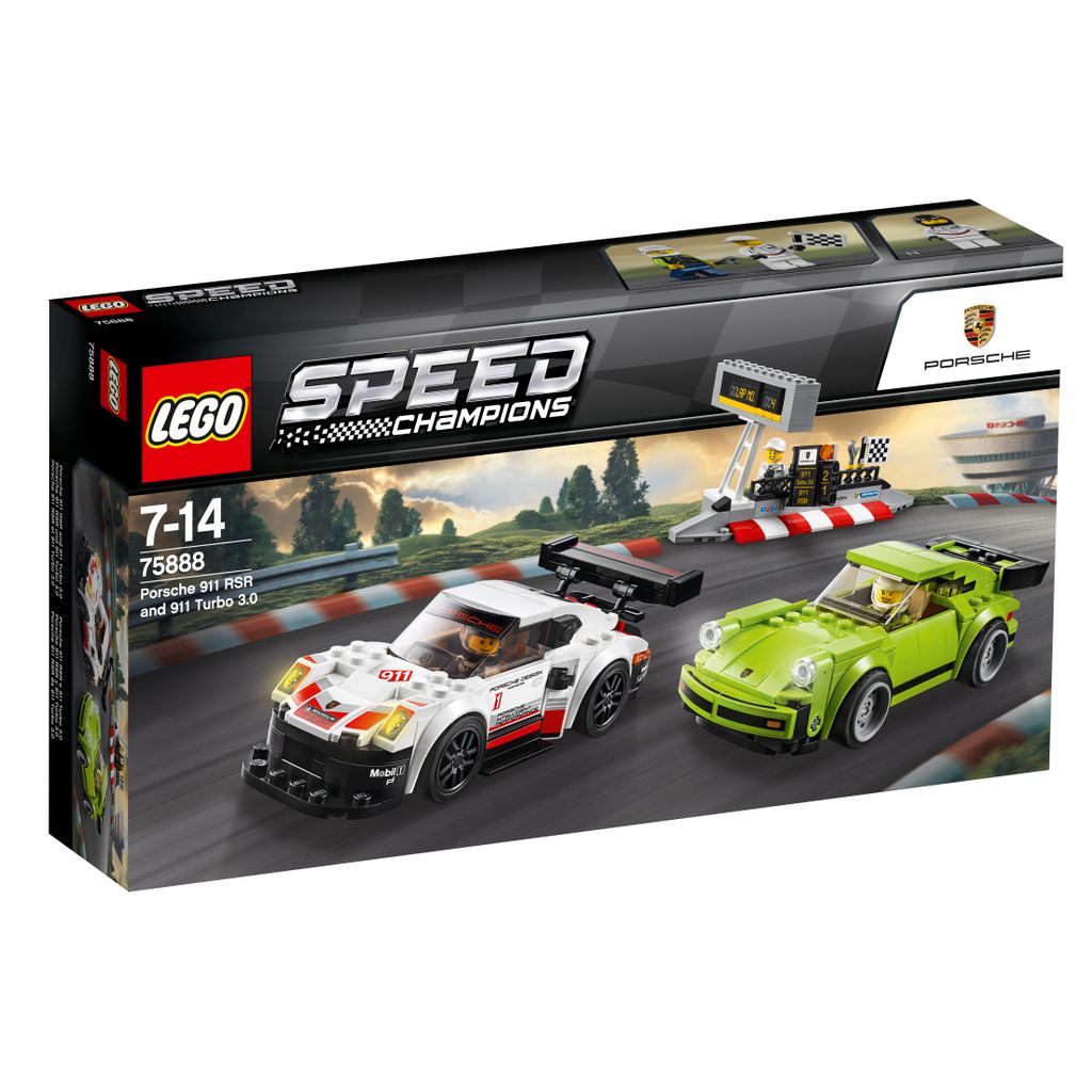 LEGO Speed Champions Porsche 911 RSR und 911 Turbo 3.0 75888