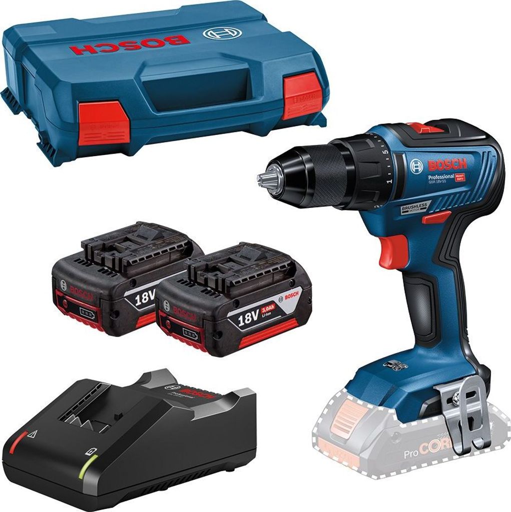 BOSCH GSR 18V-55 Akkuschrauber 18V Produktbild 