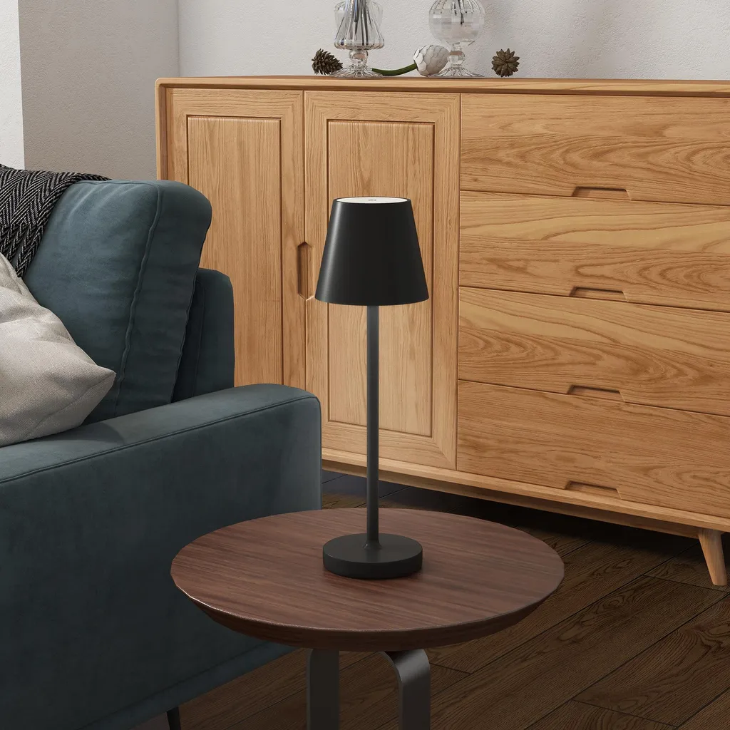 Lampe de table sans fil pour intérieur et terrasse - Rechargeable USB-C