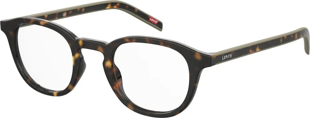 Levi's LV-1029 086 48mm Montatura Occhiali Rotondi Havana Unisex