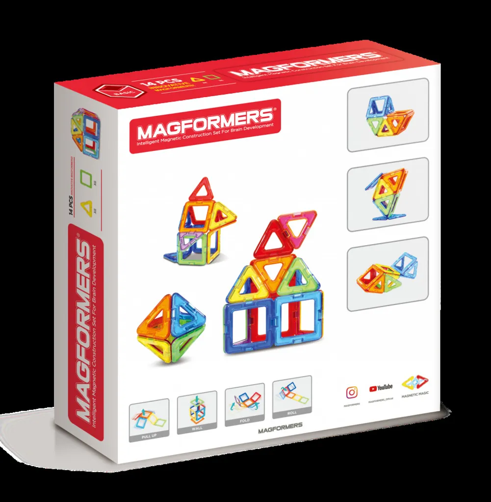 Magformers Basic 14el - Construisez Sans Limite et Sans Frustration en 3D - 11