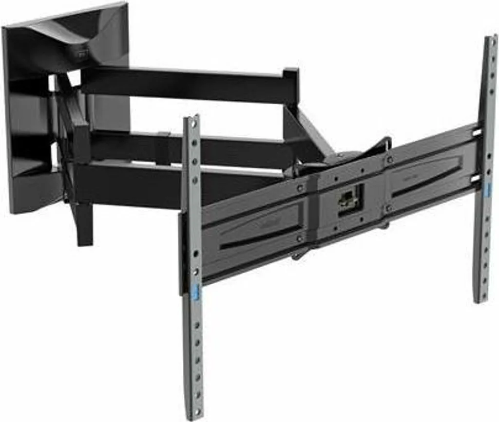 Support TV Mural Articulé Meliconi 600 SDRP PLUS Noir pour Écran Géant
