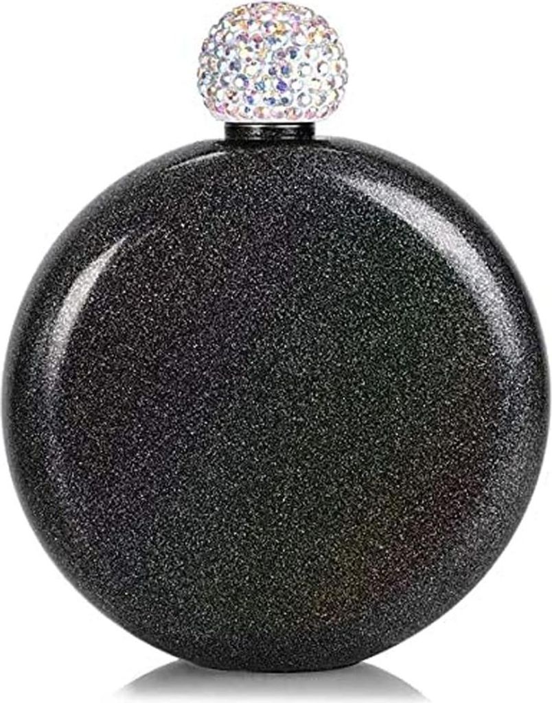 Flachmänner für Schnaps für Frauen, süßer Schnapsflakon aus Edelstahl, Taschen-Whiskyflakons