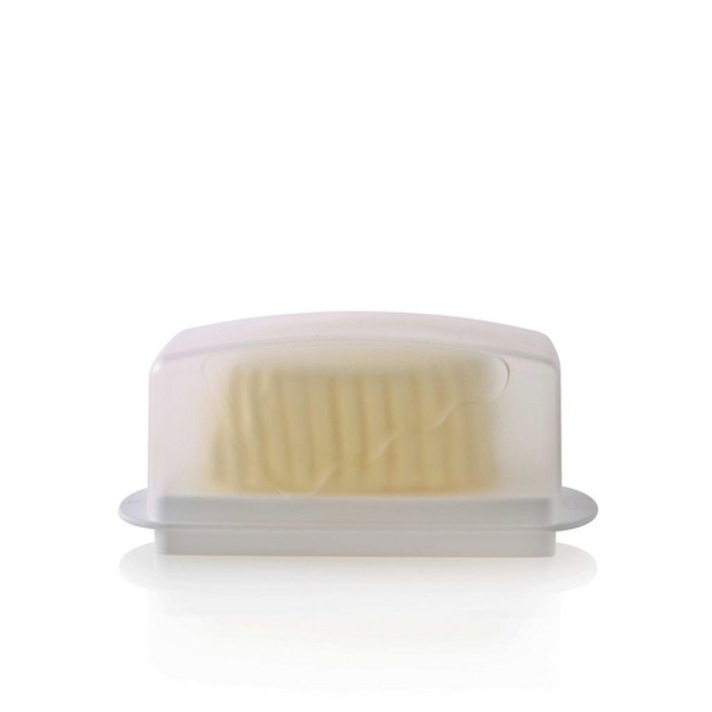 TUPPERWARE - Beurrier JUNGE WELLE (J10) - Blanc - 17,5 Cm - Passe Au Lave-vaisselle - Réf. P 25254