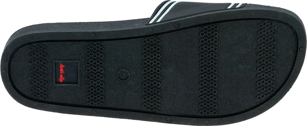 Lico Badepantolette schwarz-weiß Übergröße, Dt. Produktbild 3