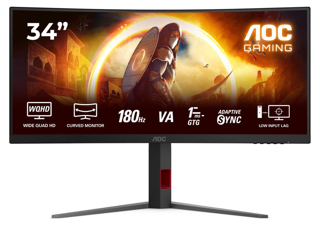 AOC G4 CU34G4 Monitor PC 86,4 cm (34″) 3440 x 1440 Pixel Image du produit 