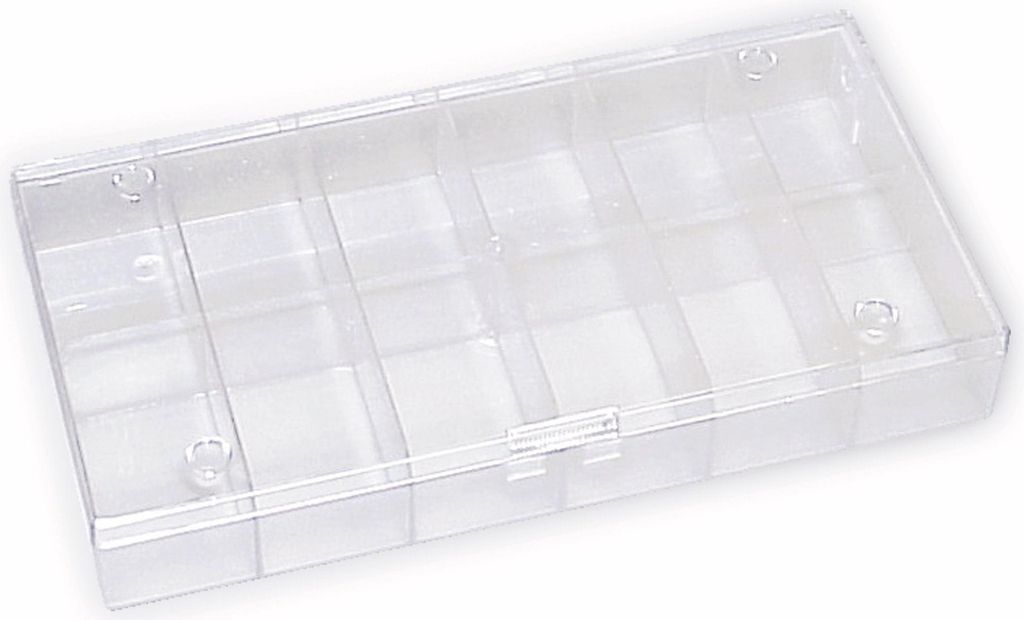 Caisse d'assortiment H2, transp./transp. empilable, 12 Image du produit 