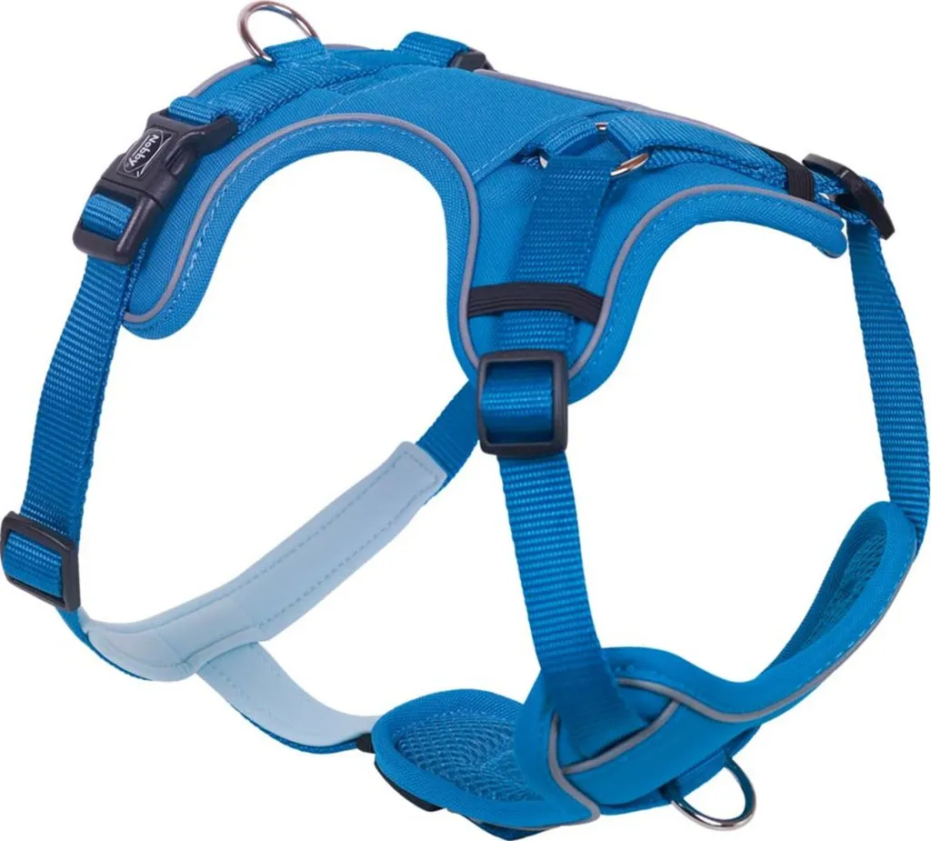 Imbracatura Nobby comfort "MAILO" blu chiaro; L: Petto: 42-60 cm, pancia: 65-85 cm, L: 25 mm