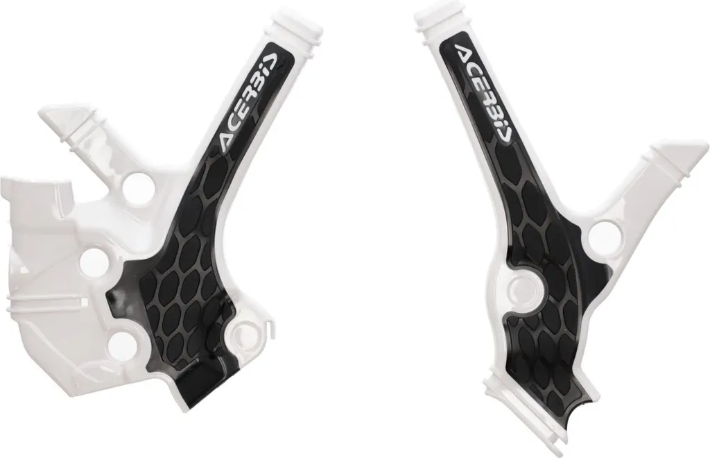 Protège-cadre moto cross Acerbis X-Grip bicolore pour Yamaha YZ85