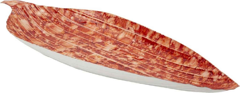 Mauro Ferretti Dekoschale Tropfen Rot 50x18x4 cm