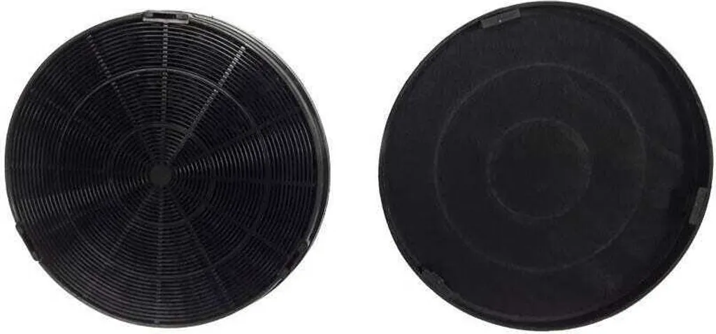 Filtre à charbon circulaire de 196 mm pour hotte de cuisine recyclage - 3