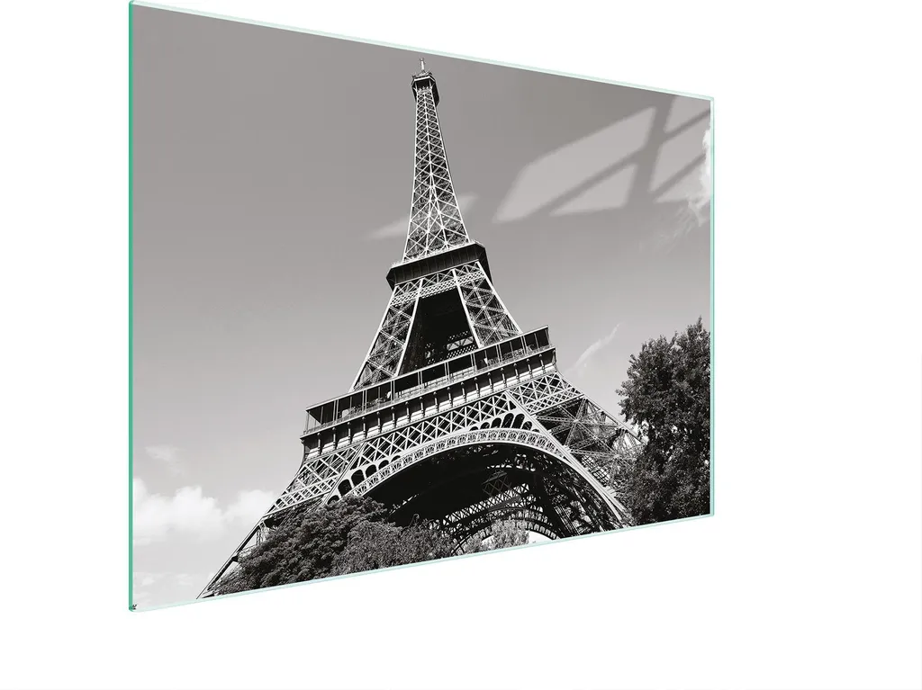 Tagliere in Vetro Parigi Torre Eiffel 30x22 cm - Eleganza in Cucina