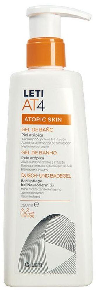 LETI AT4 Gel douche et bain - Nettoyage doux et relipidant Image du produit 