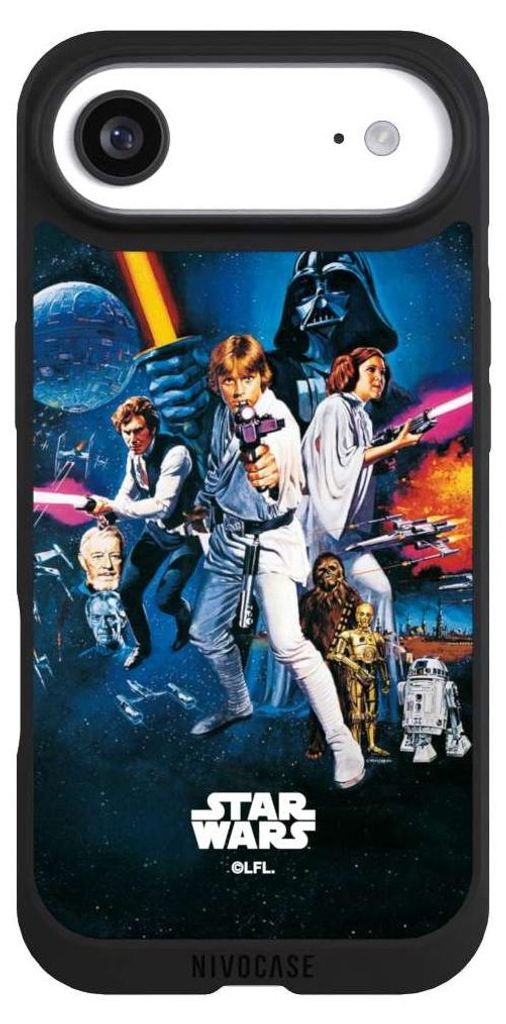 NIVOCASE Handyhülle für Apple iPhone Air Hülle NIVOpure Case Schwarz Episode IV Fanartikel Star Wars