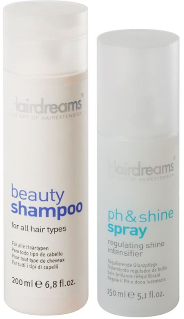 Hairdreams Beauty Shampoo 200 ml + ph&Shine Spray 150 ml Produktbild 
