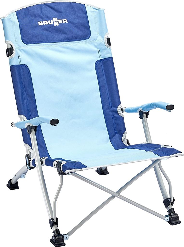 Brunner - Spiaggina BULA XL blau - Max. Belastung: 102 kg - Maße: 61 x 74 x H87/31 cm