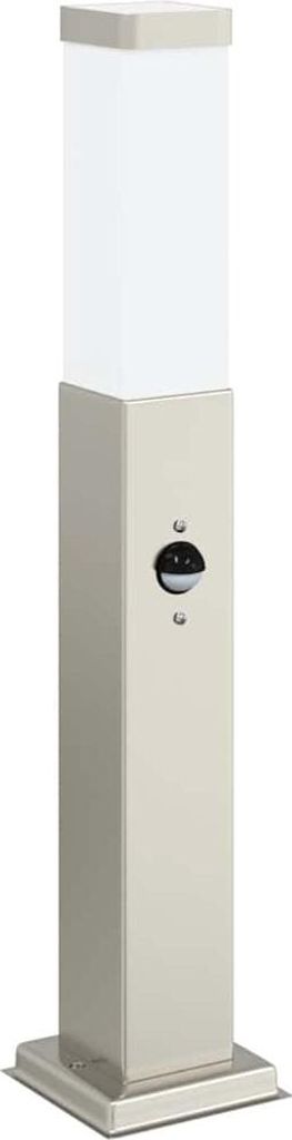 vidaXL Pollerleuchte mit Sensor 50 cm Edelstahl IP44