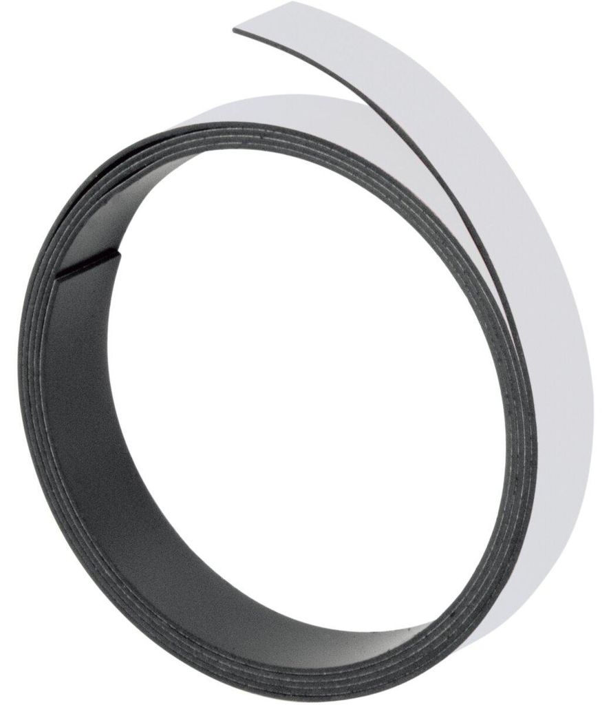 Magnetband 10mmx100cm grau, beschriftbar
