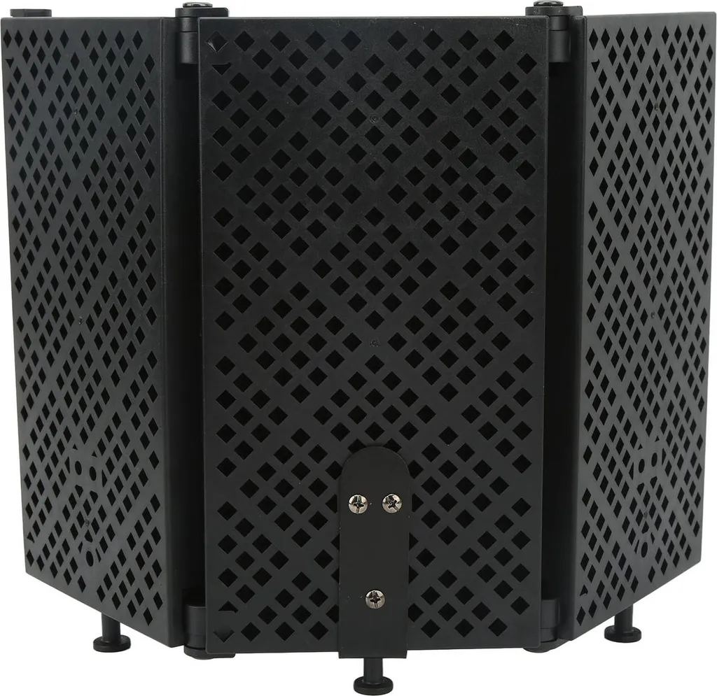 Protection microphone pliable anti-réflexion avec isolation multicouche