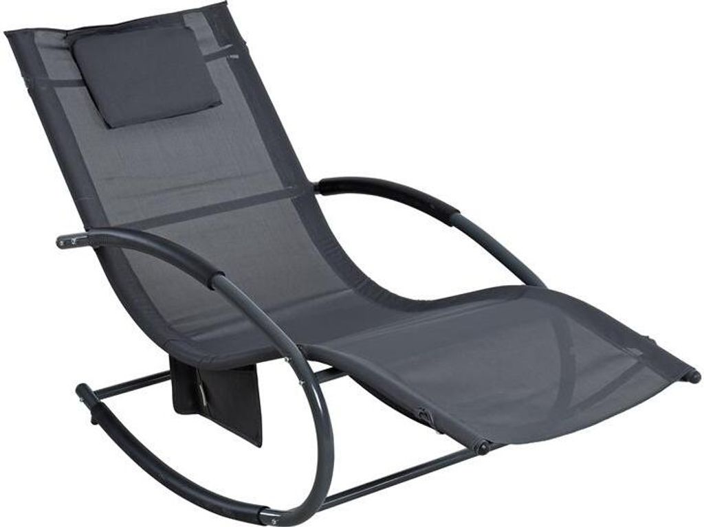 Schaukelliege Sonnenliege Liegestuhl Relaxliege Gartenliege Produktbild 