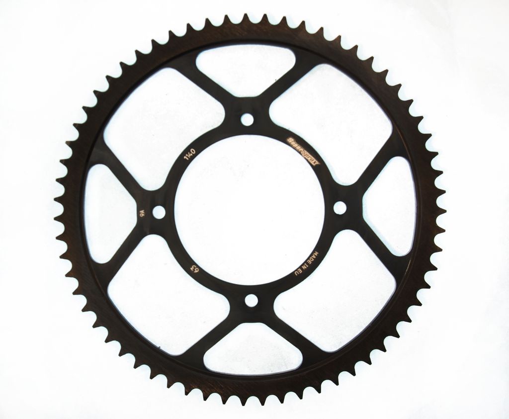 Supersprox Kettenrad 428 LK 120,0mm Ø 100mm 63Z 4-Loch Stahl schwarz