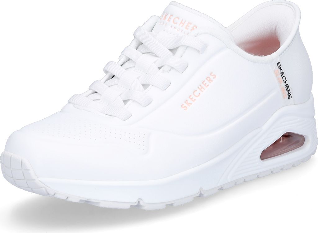 Wsuwane sneakersy damskie Skechers UNO Easy-Air białe Zdjęcie produktu 