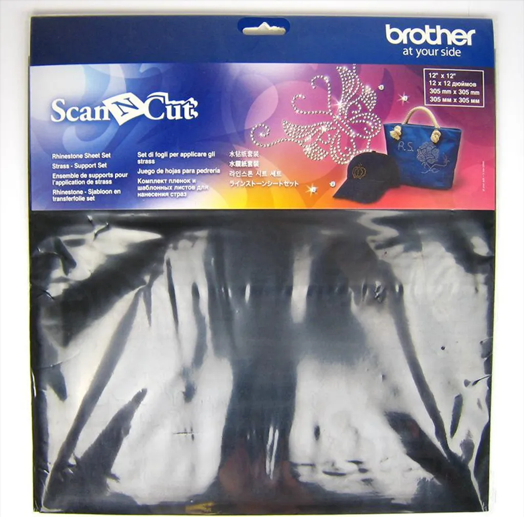Set Stencil Strass Brother BT0110002 - Crea Decorazioni Scintillanti DX