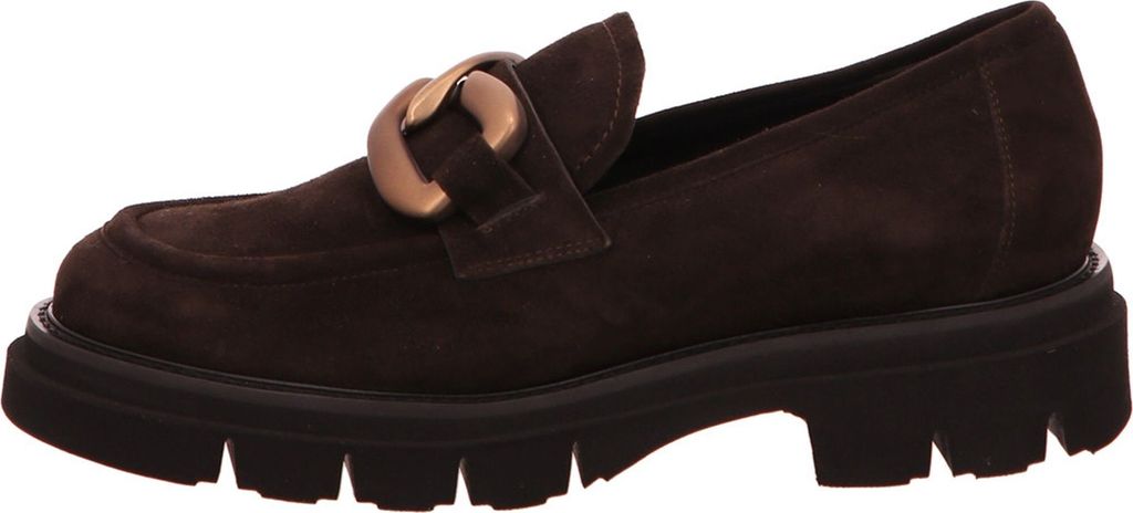 Luca Grossi Damen Slipper 28552-37, 28552-38, 28552-38.5, 28552-39, 28552-39.5, 28552-40, 28552-40.5, 28552-41, 28552-41.5 LUC-H406M marrone scuro ...