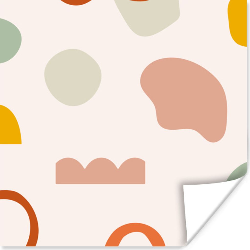 MuchoWow Poster Formulare - Pastell - Gestaltung 30x30 cm - Wandposter - Printing