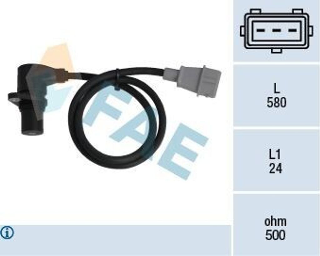 FAE 79010 Kurbelwellensensor Impulsgeber für VW PASSAT Variant (3B5) 580mm