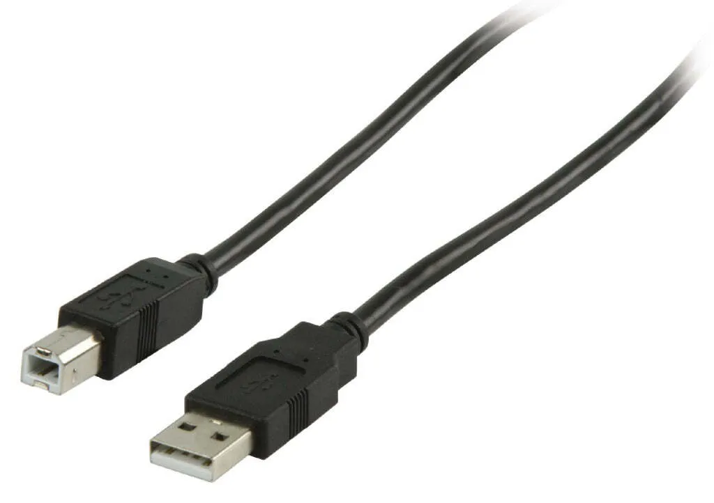 Cavo USB Valueline 1m Nero per Dispositivi Casa e Ufficio - Modello VLCP60100B10