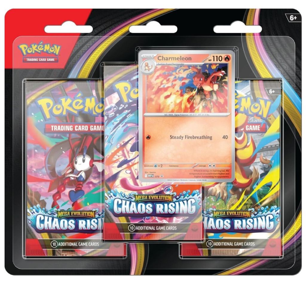 Pokémon TCG ME04 Chaos Rising 3 Blister Booster