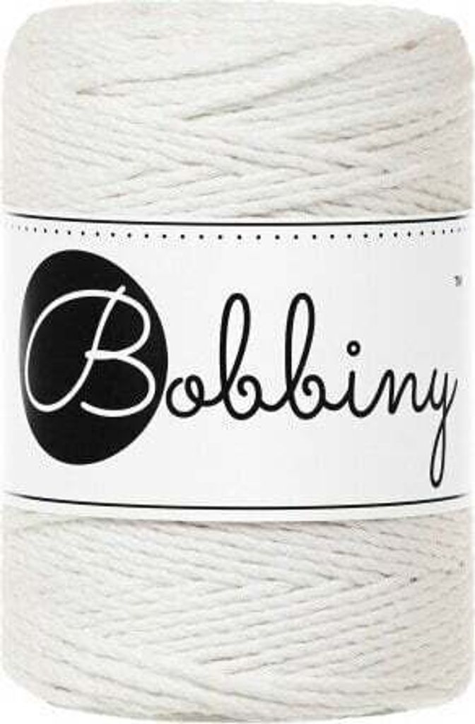 Bobbiny 3PLY Macramé Rope 1,5 mm 100 m Off White Špagát Obrázok produktu 